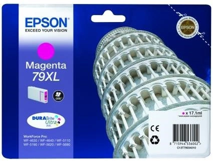 EPSON Ink bar WorkForce-5xxx Series Ink Cartridge 79 XL Magenta - 17,1ml