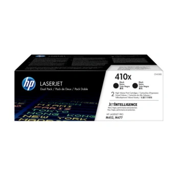 HP 410X 2-pack vysokokapacitní černá tonerová cartridge