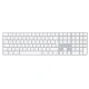 Apple Magic Keyboard s numerickou klávesnicí, bluetooth, stříbrná