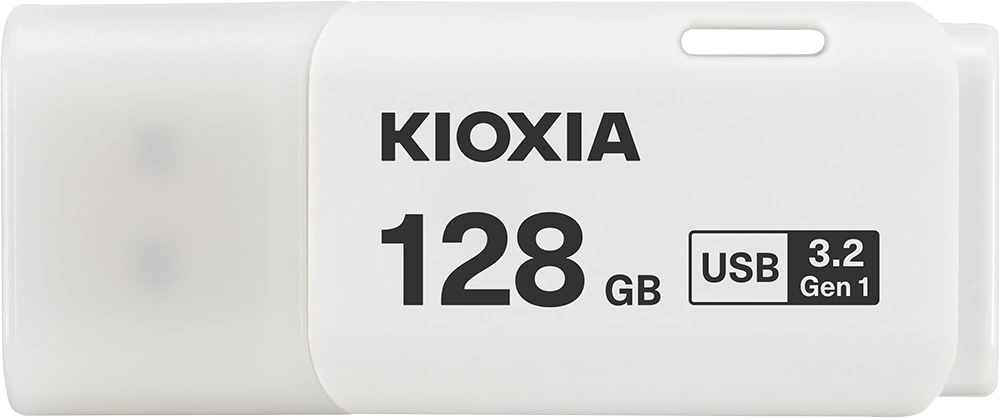 KIOXIA 128GB USB Flash Hayabusa 3.2 U301 bílý,