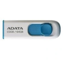 ADATA Flash Disk 64GB USB 2.0 Classic C008, bílý