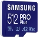 Samsung Micro SDXC 512GB PRO Plus UHS-I U3 (Class 10) + USB adaptér