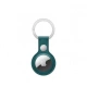 Apple AirTag Leather Key Ring, Forest Green