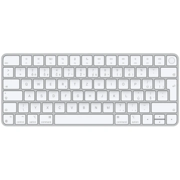 Apple Magic Keyboard (2021)/ Touch ID, CZ, White (mk293cz/a)