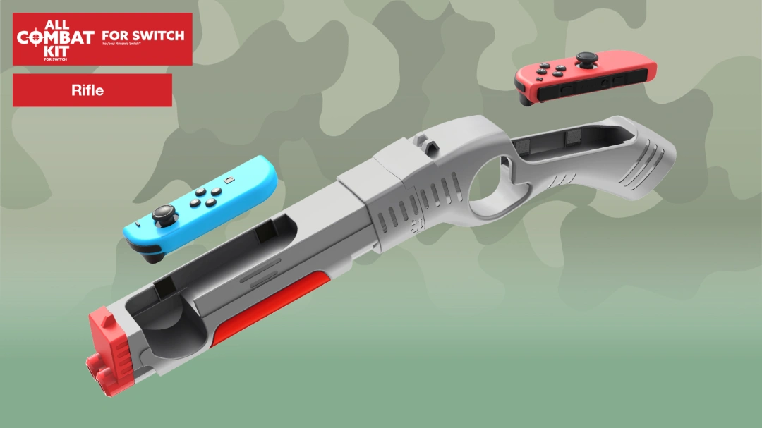 All Combat Kit pro Nintendo Switch (0007786), šedá/modrá/červená