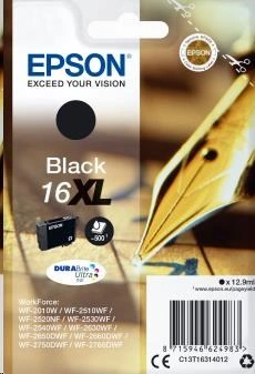 EPSON Singlepack Black 16XL DURABrite Ultra Ink