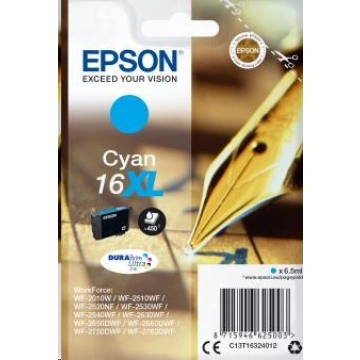 EPSON Singlepack Cyan 16XL DURABrite Ultra Ink
