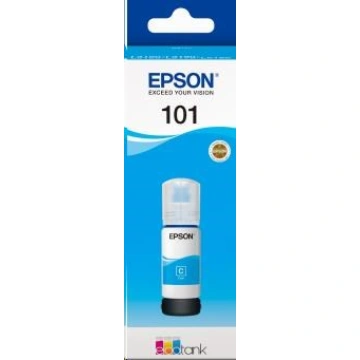 Epson 101 EcoTank Cyan ink bottle azurová