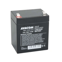 Avacom 12 V 5 Ah F2 HighRate, černá 