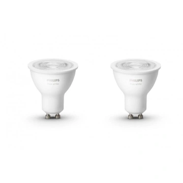 Philips Hue White GU10, LED, 5.5W, 2ks