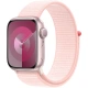 Apple Watch Series 9, 41mm, Pink, Light Pink Sport Loop