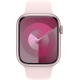 Apple Watch Series 9, 45mm, Pink, Light Pink Sport Band - S/M