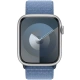 Apple Watch Series 9, 45mm, Silver, Winter Blue Sport Loop