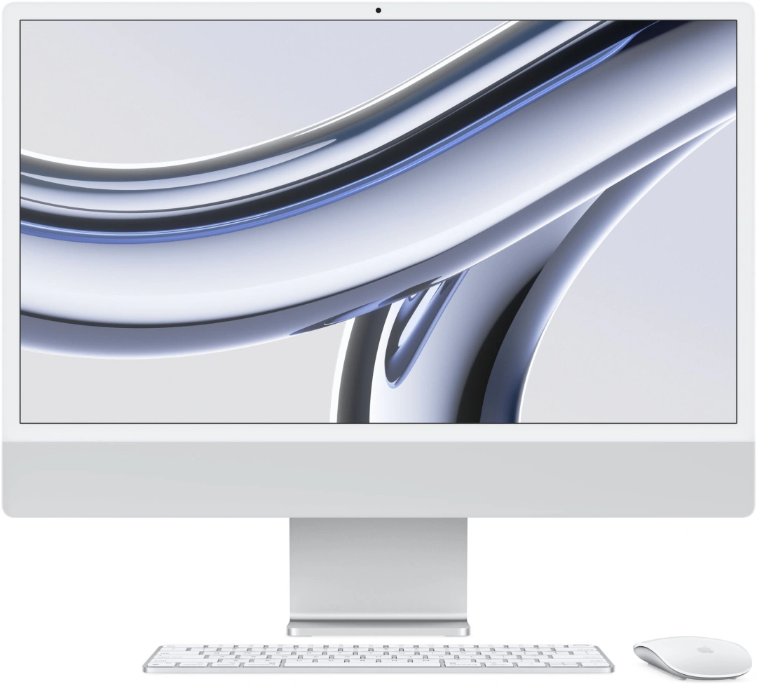 Apple iMac 24" 4,5K Retina /M3 8-core/8GB/256GB SSD/8-core GPU, stříbrná