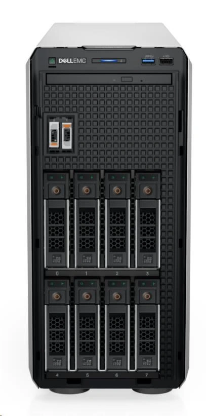 Dell PowerEdge T350, E-2334/16GB/480GB SSD/iDRAC 9 Ent./700W/H755/3Y PS NBD On-Site