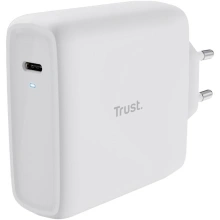 Trust síťový adaptér Maxo, USB-C, 100W, bílá