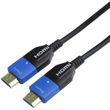 PremiumCord Ultra High Speed HDMI 2.1 optický kabel 8K@60Hz 4K@120Hz 30m zlacený