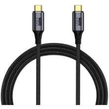 PremiumCord kabel USB4™ Gen 3x2 40Gbps 8K@60Hz 240W Thunderbolt 3, 0,8m