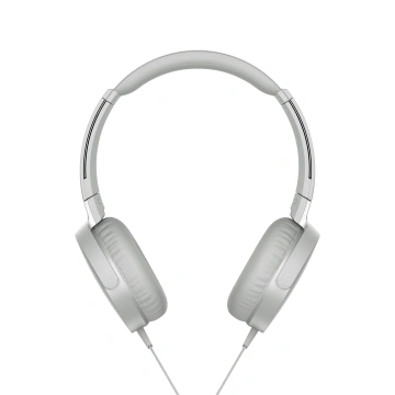 Sony MDR-XB550AP Sluchátka, stříbrná