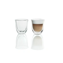 DeLonghi 5513214601 sklenice na kávu Průhledná 2 kusů 190 ml