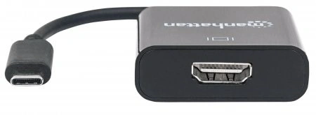 MANHATTAN převodník z USB 3.1 na HDMI (Type-C Male to HDMI Female, Black)
