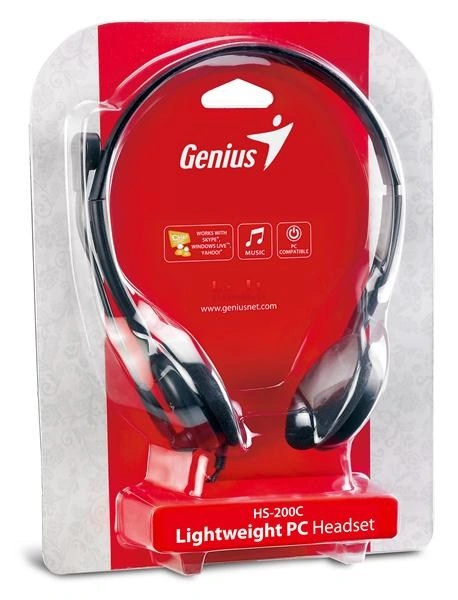 Genius HS-200C Sluchátka s mikrofonem
