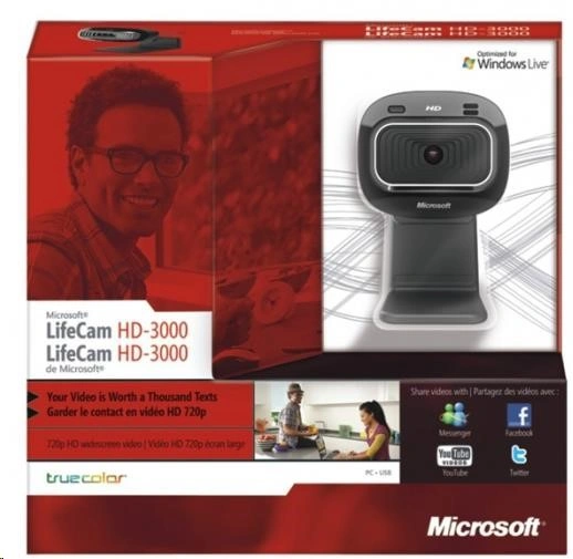 Microsoft LifeCam HD-3000 webkamera