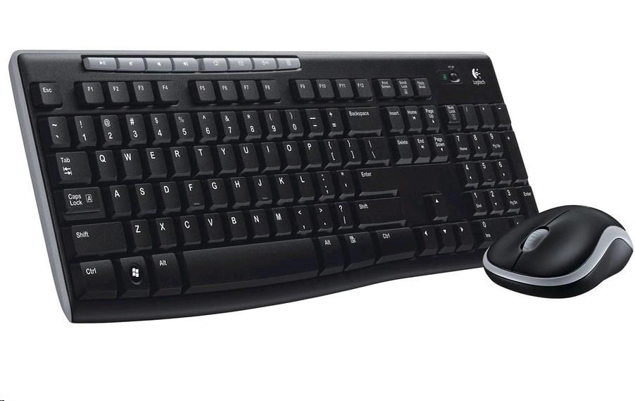 Logitech sada bezdrátová klávesnice + myš Wireless Desktop MK270, CZ, Unifying