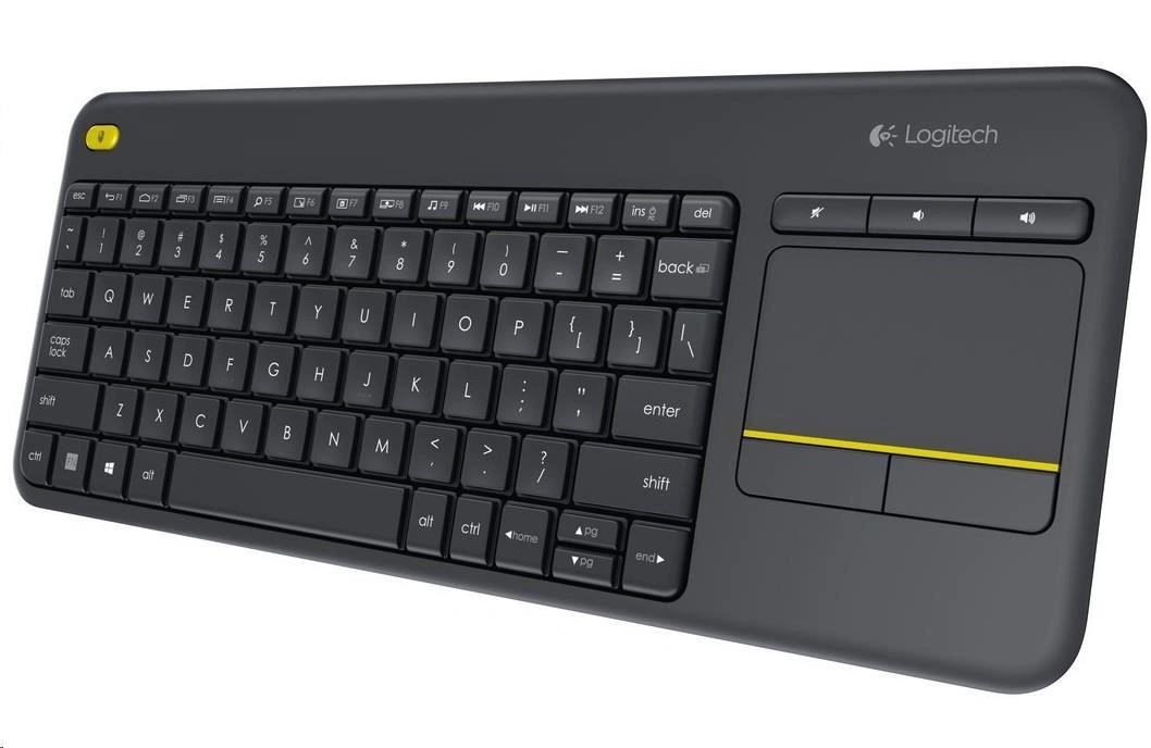 Logitech K400 Plus Wireless Touch klávesnice pro SMART TV