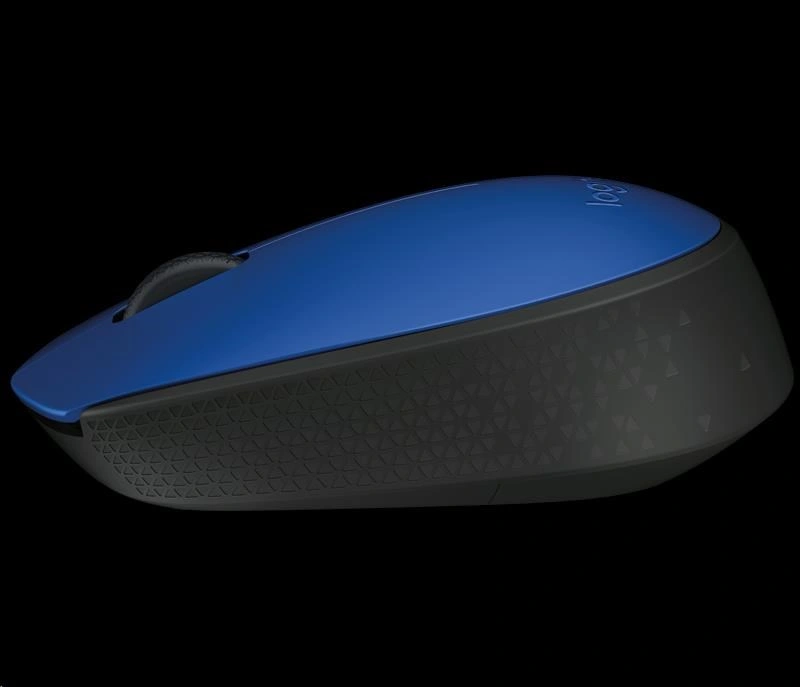 Logitech Wireless Mouse M171, modrá (910-004640)
