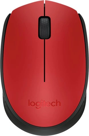 Logitech Wireless Mouse M171, červená (910-004641)