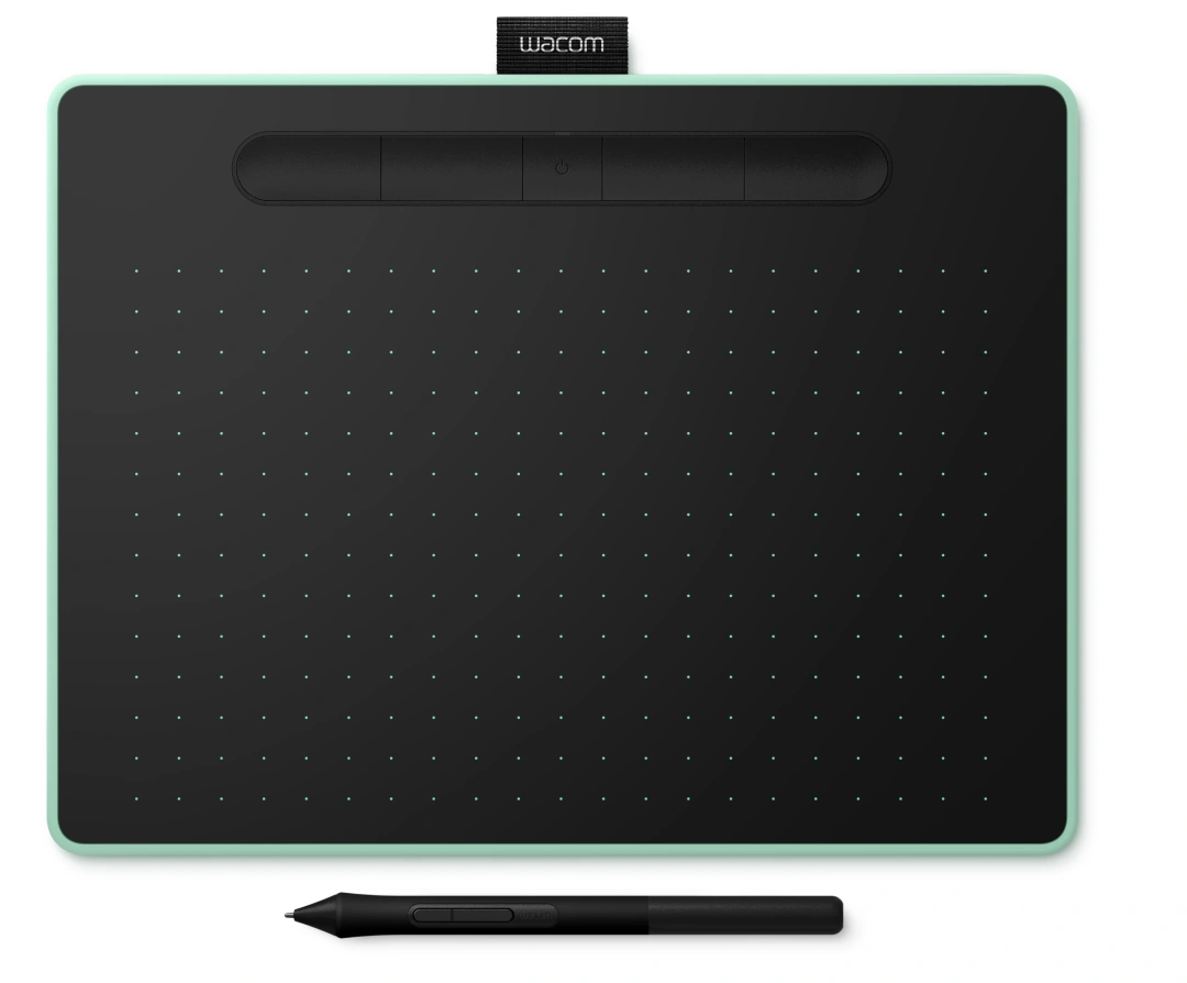 Wacom Intuos M Bluetooth - grafický tablet, pistáciová