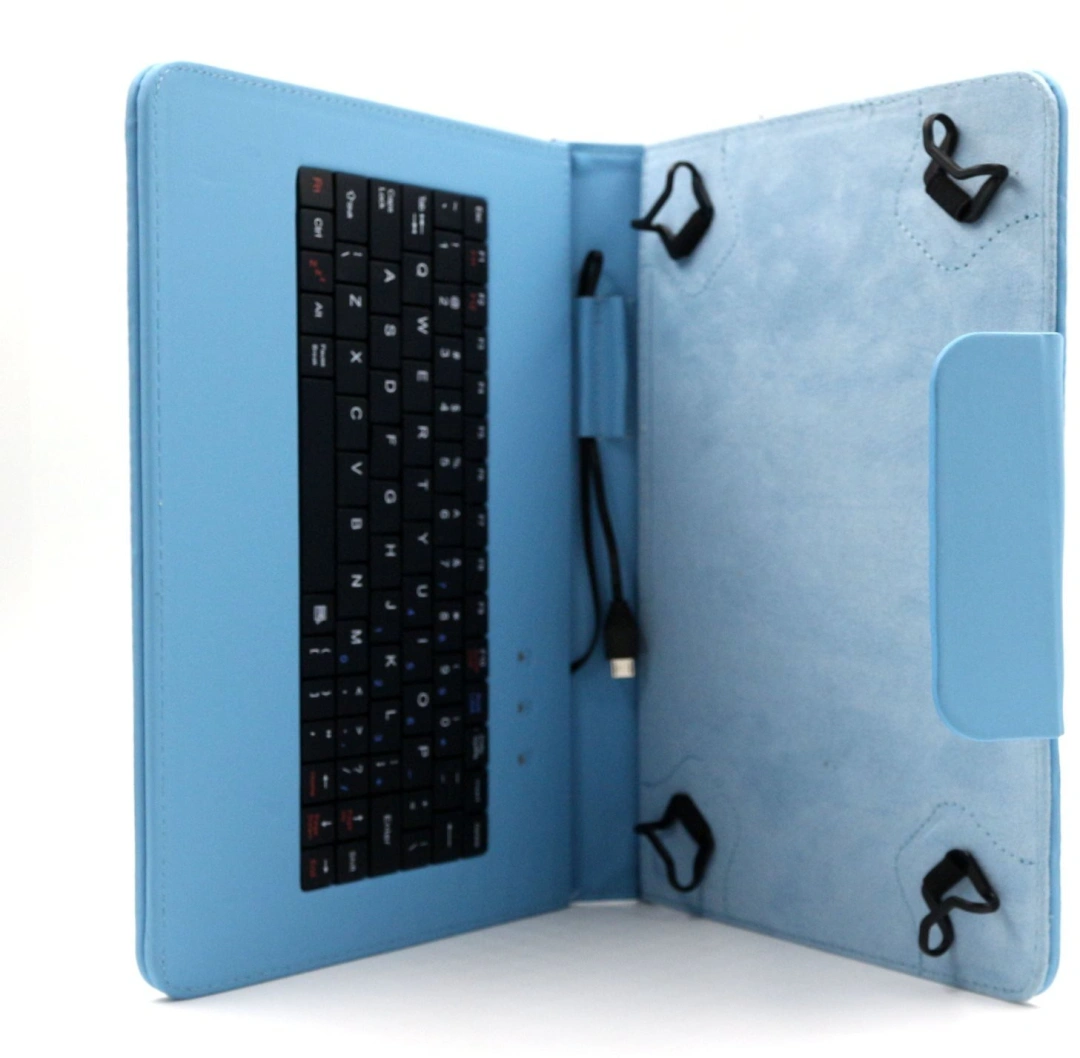 C-TECH PROTECT pouzdro s klávesnicí pro 10,1" , NUTKC-04, modrá