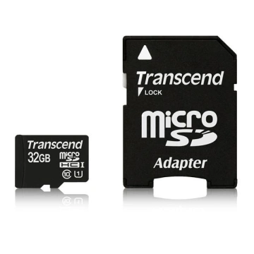 Transcend Micro SDHC Premium 32GB UHS-I + SD adaptér