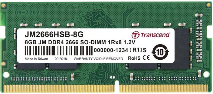 Transcend 8GB DDR4 2666 CL19 SO-DIMM