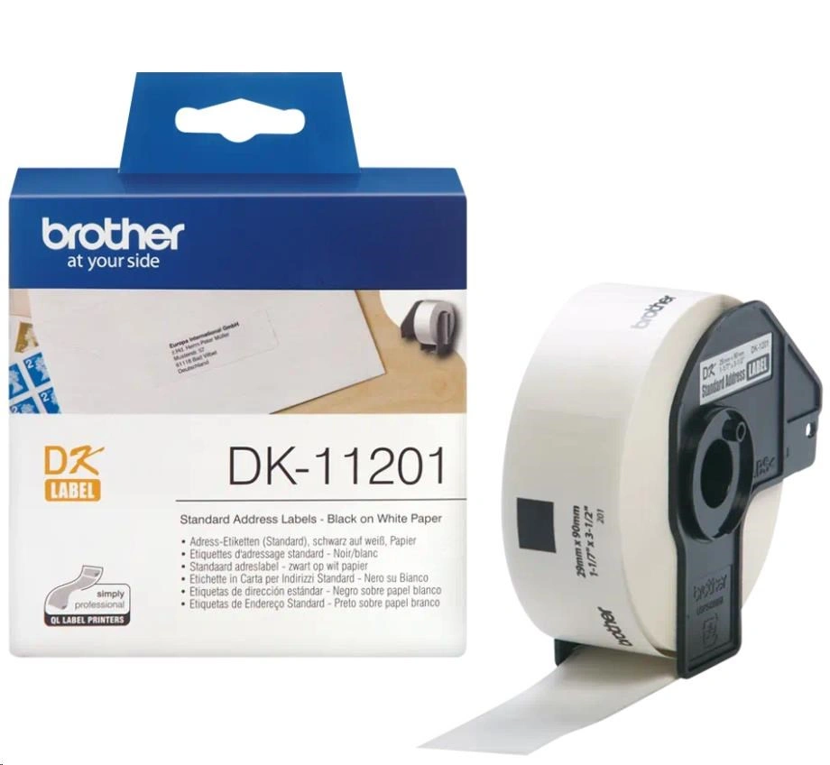 BROTHER DK-11201 Adresní štítky standart (400 ks)