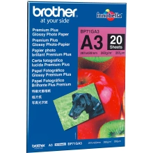Brother Foto papír BP71GA3, A3, 20 ks, 260g/m2, lesklý