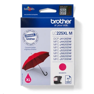 BROTHER INK LC-225XLM purpurový inkoust