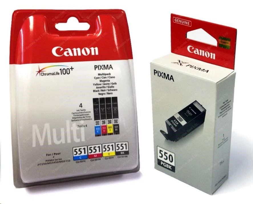 Canon PGI-550 + CLI-551, multipack