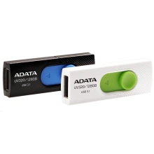 ADATA Flash Disk 64GB USB 3.1 Dash Drive UV320, Black/Blue