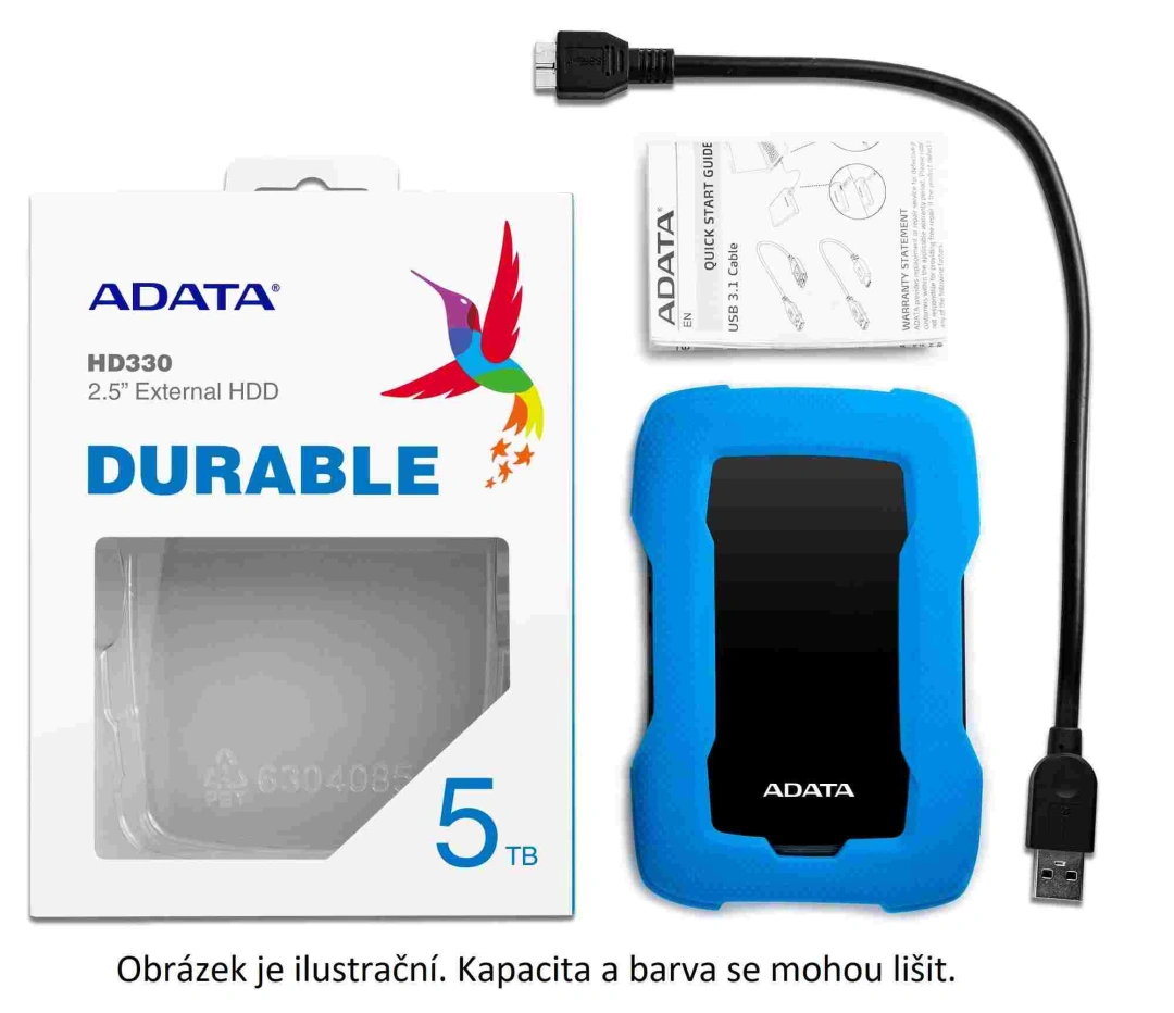ADATA HD330 HDD 2.5" 1TB černý