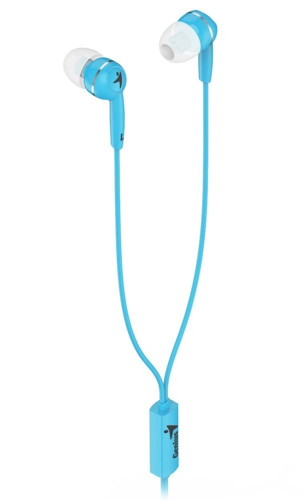 GENIUS sluchátka s mikrofonem HS-M320, modrá