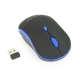 GEMBIRD myš MUSW-4B-03-B, černo-modrá