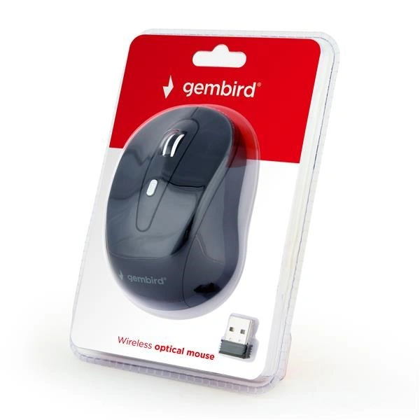 Gembird MUSW-6B-01 Myš bezdrátová, černá