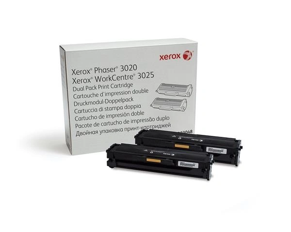 Xerox Toner Black pro Phaser 3020/3025 Dual pack 