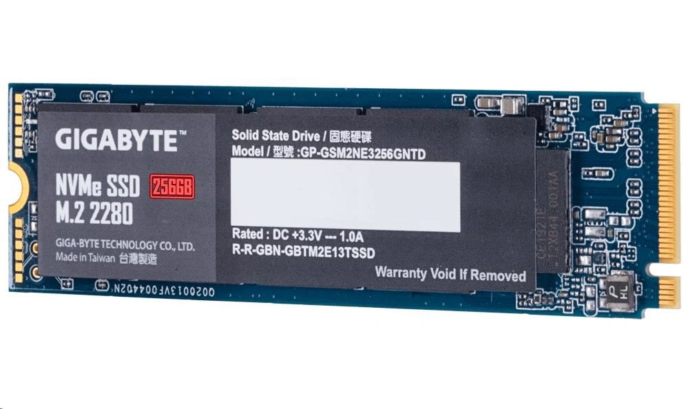 GIGABYTE SSD, M.2 - 256GB
