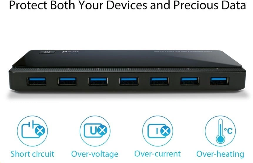 TP-LINK UH720, USB 3.0 Hub, 7 portový