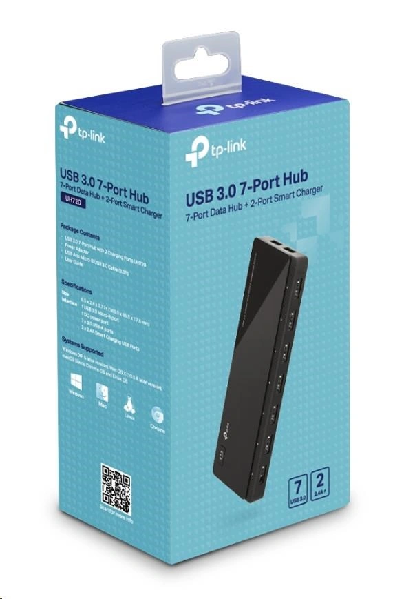 TP-LINK UH720, USB 3.0 Hub, 7 portový
