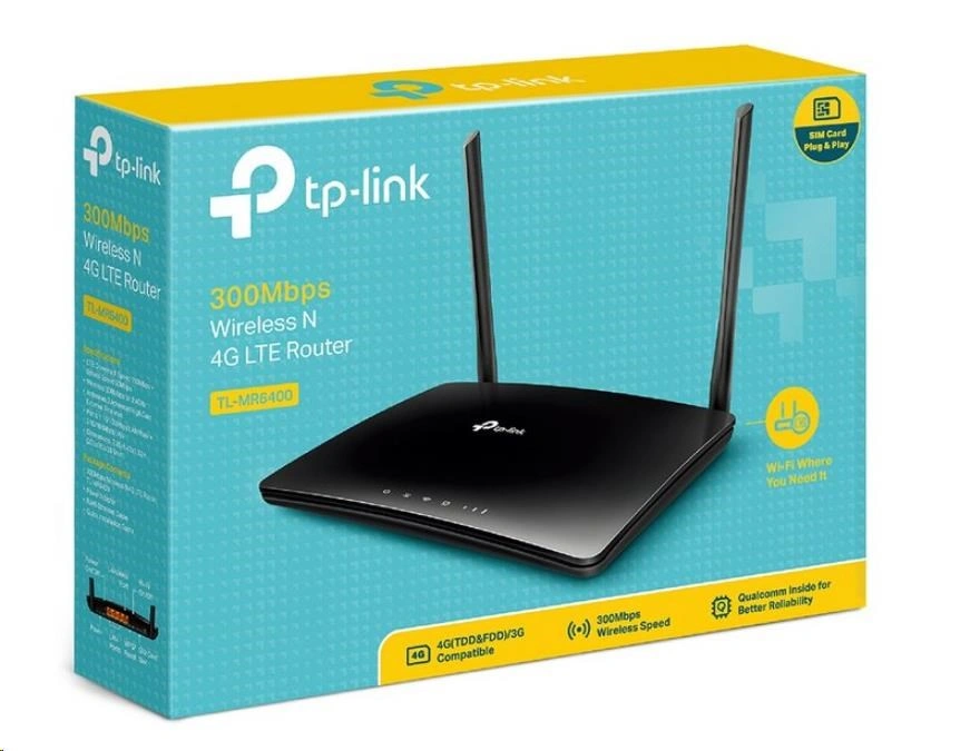 TP-Link TL-MR6400, 4G LTE WiFi router