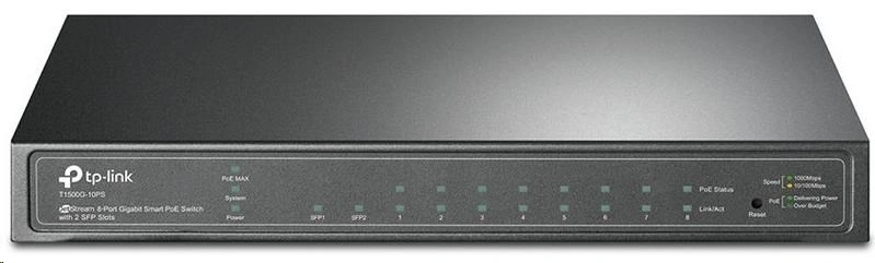 TP-LINK T1500G-10PS 10ti portový PoE switch